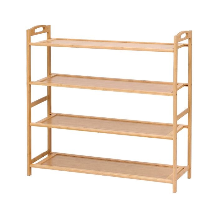4 Tier Artiss Shoe Storage Rack Bamboo
