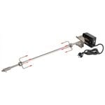 Crossray Rotisserie Kit With Motor - 2 Burner