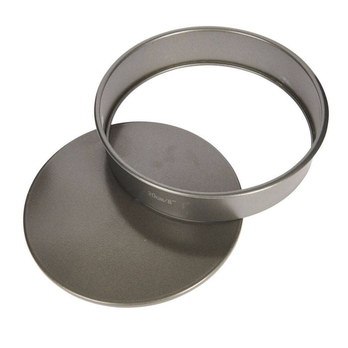 Mastercraft 20cm Heavy Loose Base Non-Stick Round Sandwich Pan - Black