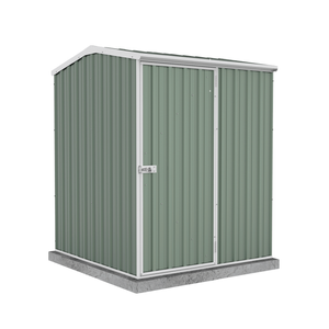 Absco Sheds 1.52 x 1.52 x 1.95m Pale Eucalypt Premier Single Door Garden Shed