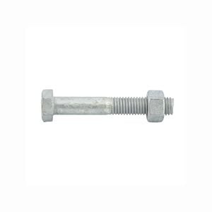ZENITH M12 x 75mm Hot Dip Galvanised Hex Head Bolts and Nuts - Each