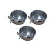 Yes4pets 3 X Medium Pet Rabbit Bird Parrot Dog Cat Water Food Bowl Feeder Chicken Poultry Coop Cup
