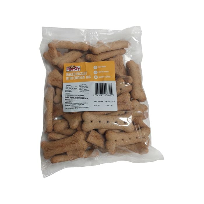 Trusty 1kg Baked Biscuit With Chicken Dog Treat