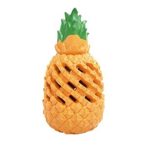 Petopia Ultra Tough 18cm Rubber Pawsome Pineapple Dog Toy Large - Orange