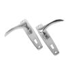 Adoored Door Furn Lock Lever Satin Card