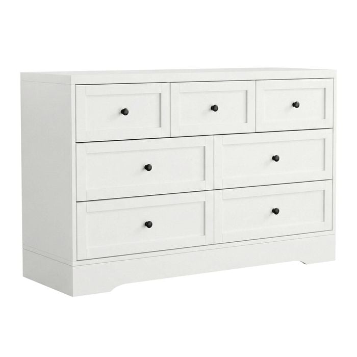 Artiss 7 Chest Of Drawers Storage Cabinet White