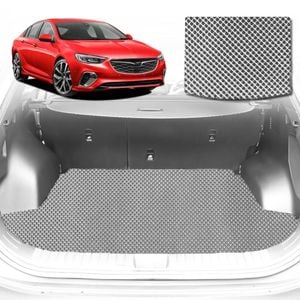 6D Diamond Car Boot Mat for Holden Commodore (ZB)2018-2020-Sedan-Cargo Mat-Grey-Outback GT