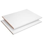 Lugna White Shelf - To Suit 450mm Wide Built In Pack - 2 Pack