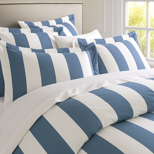 Oxford Stripe Quilt Cover set Single