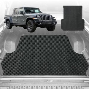 6D Diamond Ute Tub Mat for Jeep Gladiator JT 2020-Current-Black-Outback GT