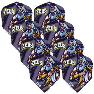 8PK Tex Darts Zeus Flights Standard Tail/Wing Accessory