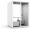 Focuspod Duo Acoustic Meeting Pod — 2 Person Soundproof Office Booth (white)