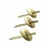 Everhang 24kg Brass Plated Heavy-Duty Picture Hanging Simplicity Hook - 3 Pack