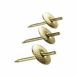 Everhang 24kg Brass Plated Heavy-Duty Picture Hanging Simplicity Hook - 3 Pack