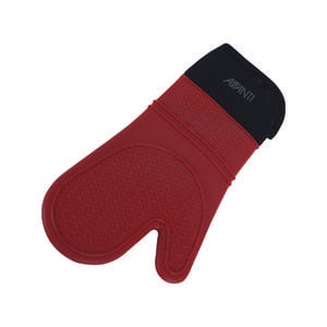 Avanti Silicone Single Oven Mitt - Red