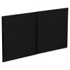 Kaboodle 1000mm Black Olive Modern Fridge Cabinet Doors - 2 Pack