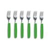Victorinox Green Table Fork Set 6