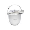 BarCraft Stainless Steel Ice Bucket w/ Lid & Tongs - Silver