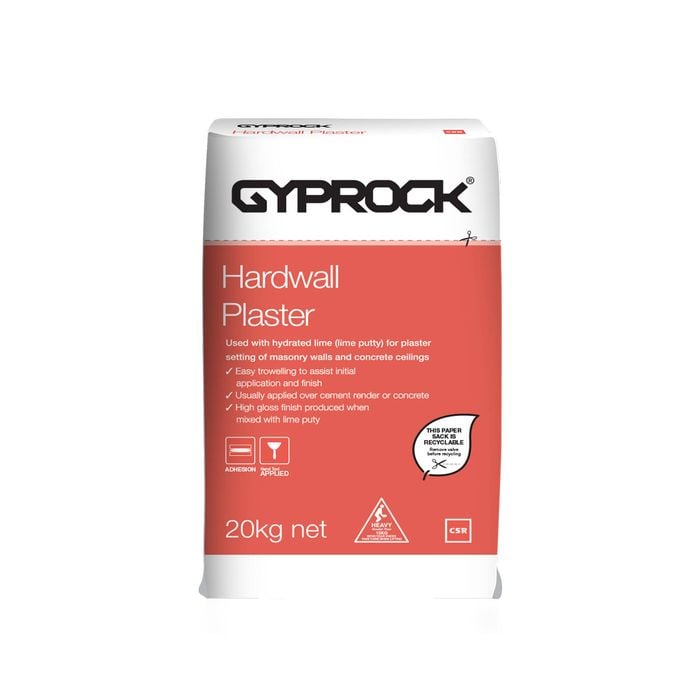Gyprock CSR 20kg Hardwall Plaster