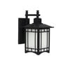 Oriel Lighting Horsham Outdoor Wall Light Black