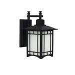 Oriel Lighting Horsham Outdoor Wall Light Black