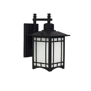 Oriel Lighting Horsham Outdoor Wall Light Black