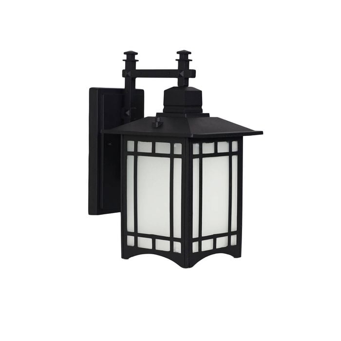 Oriel Lighting Horsham Outdoor Wall Light Black