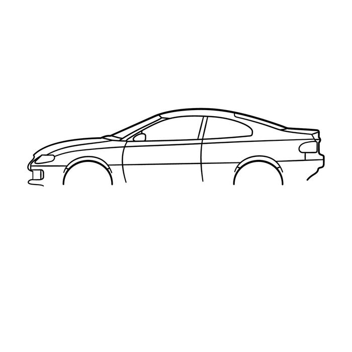 Ignite Laser Holden CV8 Monaro Silhouette Metal Wall Art Rustic Metal 15.7inch/40cm