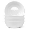 Argon Tableware Round Opalware Salad Bowls - 19cm - White - Pack of 6