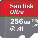SanDisk 256GB Ultra Micro SD SDXC 140Mb/s Class 10 UHS-I Micro SD Card