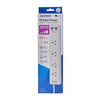 Jackson 4 Outlet Powerboard W USB 2A/2C PD20W White