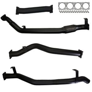 Ignite Exhausts Turbo Back For Toyota Landcruiser 79 Series V8 D/cab 3" No Cat With Pipe 409 Stainless Steel