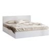 Oikiture Bed Frame King Size Gas Lift Storage Boucle White
