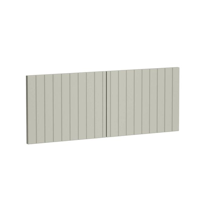 Kaboodle 950mm Pistachio V-Groove Overhead Doors - 2 Pack