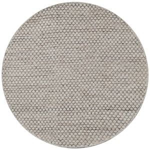 Handwoven Marble Wool Rug-6423-CREAM/BEIGE-120x120cm