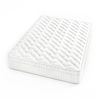 Ufurniture Double Size Mattress, 30cm Hybrid Mattress in a Box, Memory Foam & Individual Pocket Springs, White