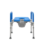 Safety and Mobility Standard Blue Commode