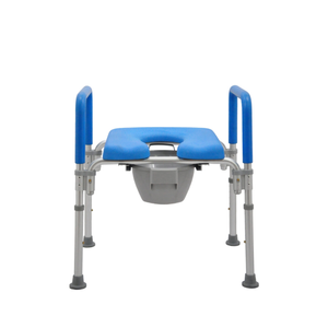 Safety and Mobility Standard Blue Commode