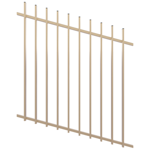 ProtectorAl 350 - 1200 x 1200mm Primrose Raked Up to 15º Radiator Pool Fence Panel