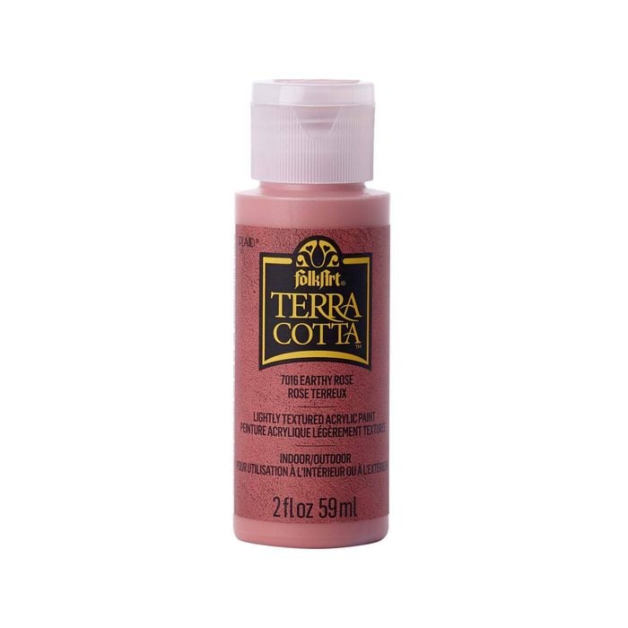 Folkart Terracotta Paint 59ml Earthy Rose