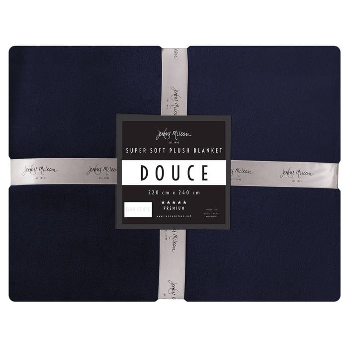 Douce Blanket 220x240cm - Navy