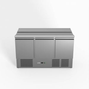 Fed-x Three Door Salad Prep Fridge  - Pizza Prep Fridges (xgns1300s)