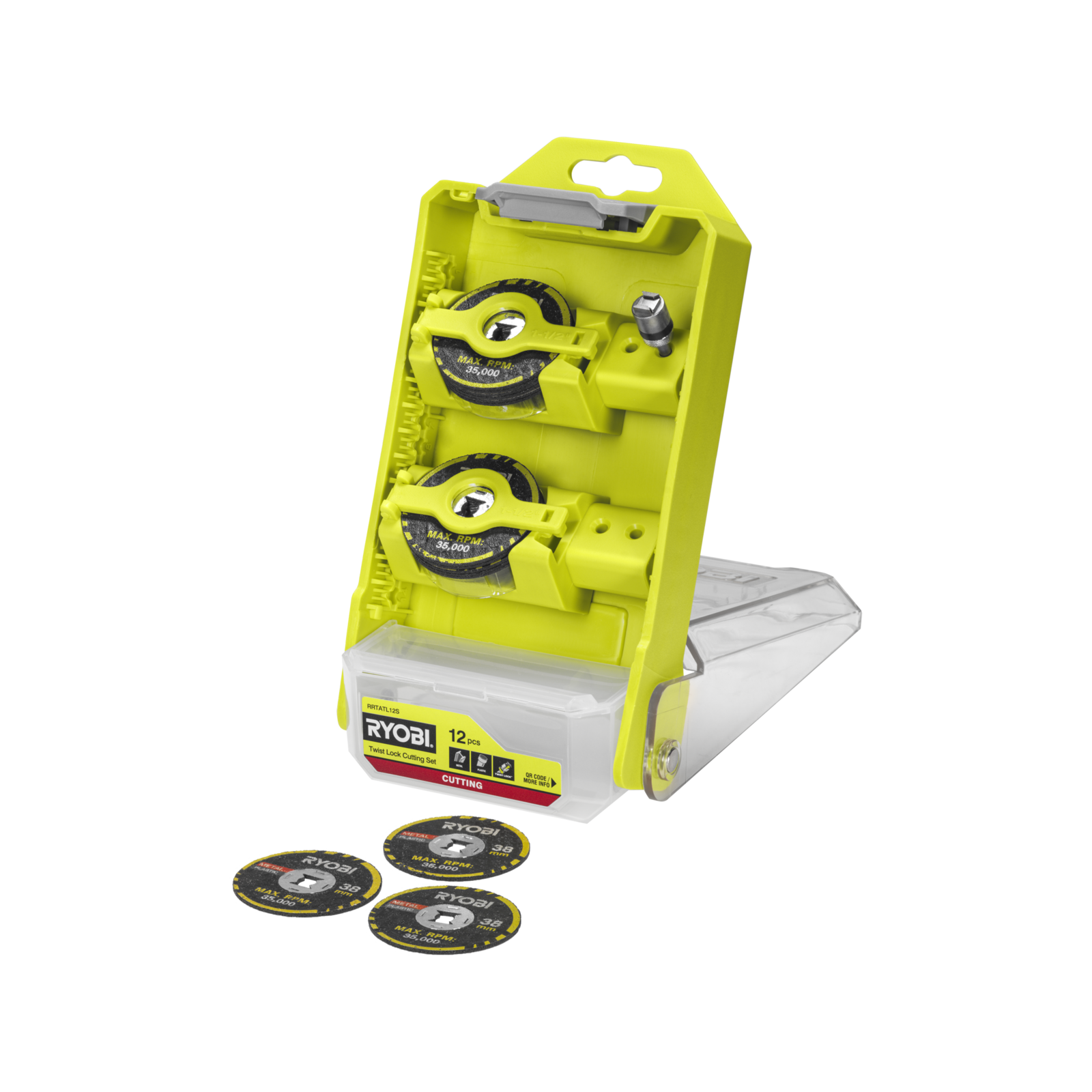 Ryobi 12 Piece Twist Lock Cutting Set