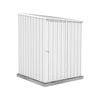 Absco Sheds 1.52 x 1.52 x 2.08m Surfmist Space Saver Single Door Garden Shed