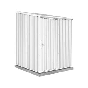 Absco Sheds 1.52 x 1.52 x 2.08m Surfmist Space Saver Single Door Garden Shed