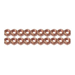 20 Pcs M8 X 1.25mm High Tensile Copper Nut Set