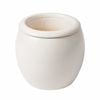 Northcote Pottery 15 x 15cm White Granada Indoor Glazed Pot