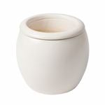 Northcote Pottery 15 x 15cm White Granada Indoor Glazed Pot