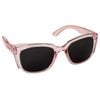 Bolle Safety Pink Crystal Frame STKS 410 Smoke Lens Platinum Safety Glasses