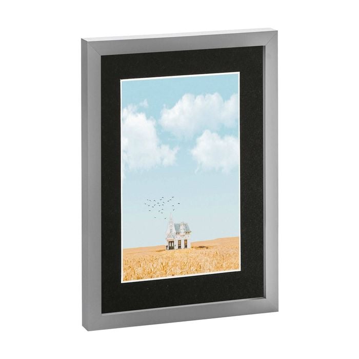 Nicola Spring Photo Frame with A5 Mount - A4 (8" x 12") - Grey
